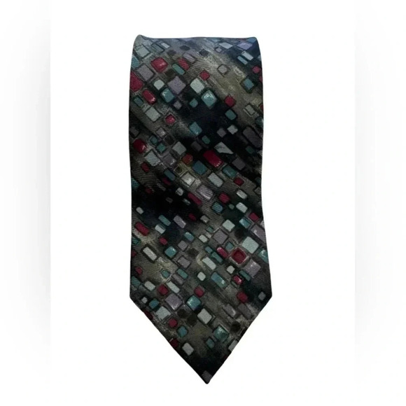 Frame 100% Silk Multicolored Necktie - Picture 3 of 5